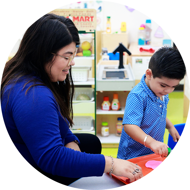 PCEP - Teacher and Kid Playing