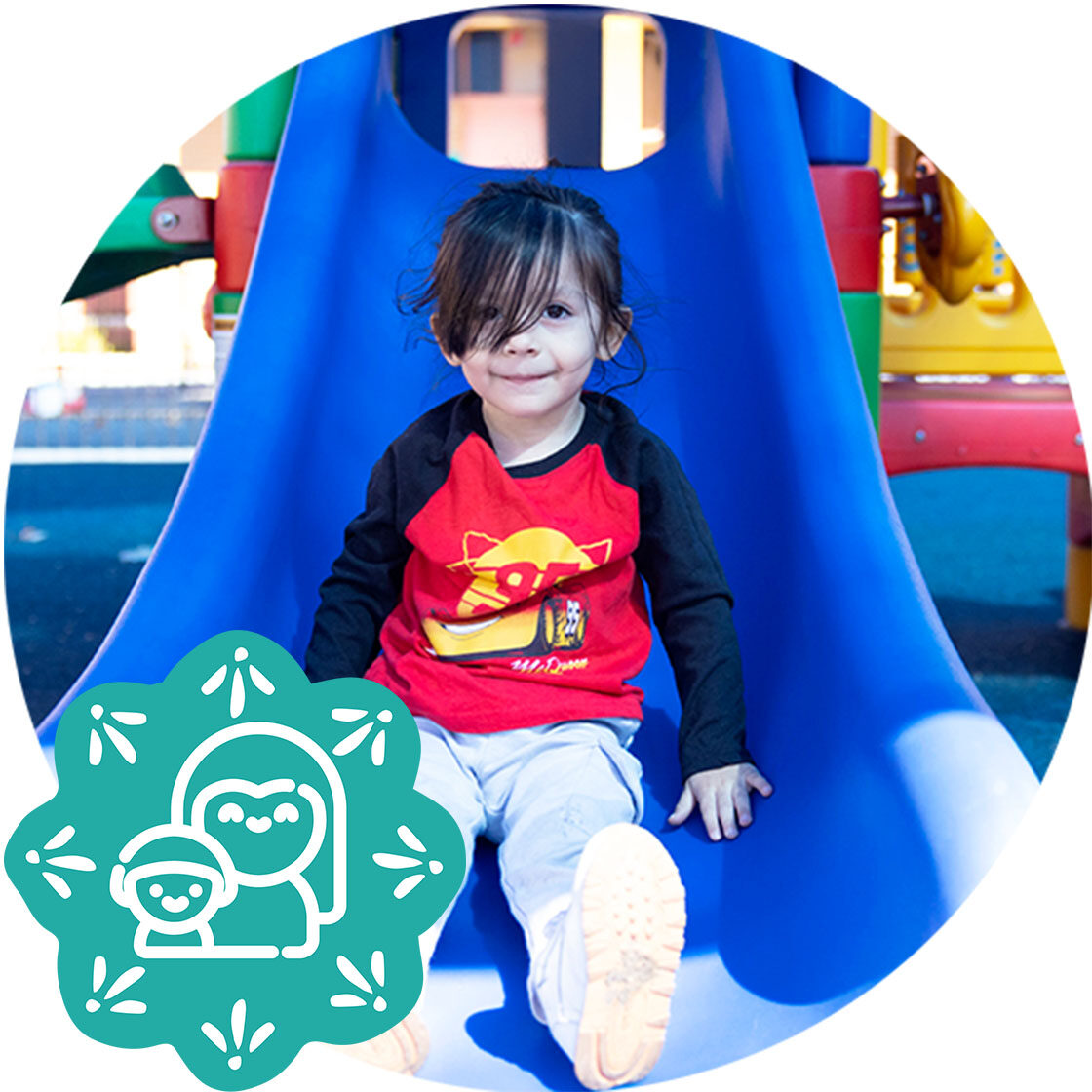 Head Start 3- Family with badge